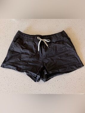 Vuori Black Drawstring Athletic Shorts